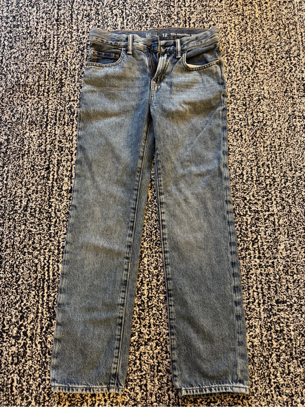 GAP Straight-Leg Boy’s size 12 Jeans in Light Blue Wash - 90’s original